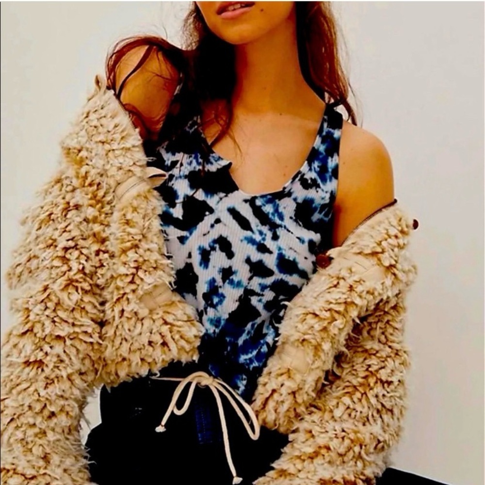 NEW✨Anthropologie La Causa Anisa Tie Dye Ribbed Tank